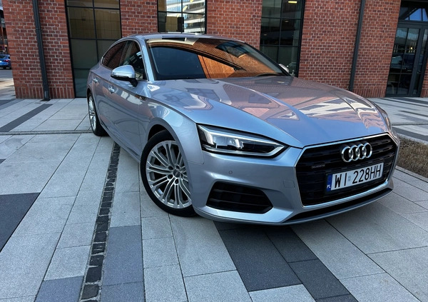 Audi A5 cena 114990 przebieg: 132000, rok produkcji 2018 z Kraków małe 596